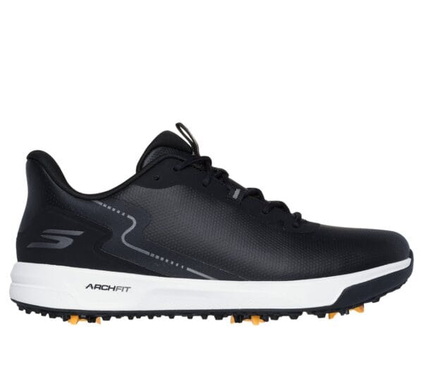 Skechers mens spiked golf shoes - Black