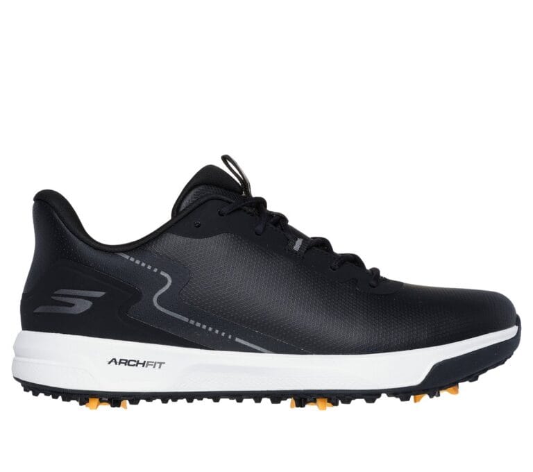Skechers mens spiked golf shoes - Black