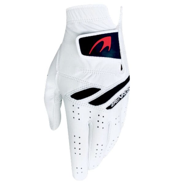 White Benross tour designed golf glove
