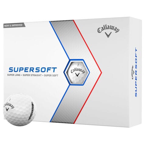 White callaway supersoft 12 balls pack
