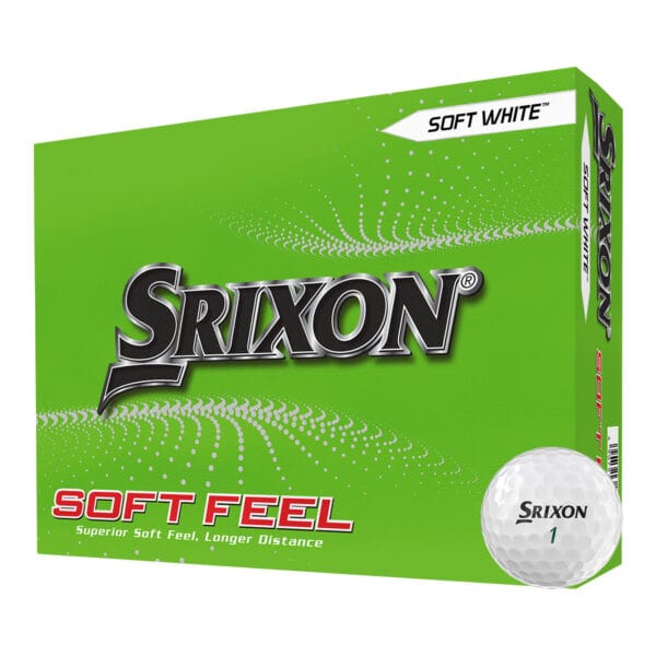 Srixon Soft balls in white and yellow