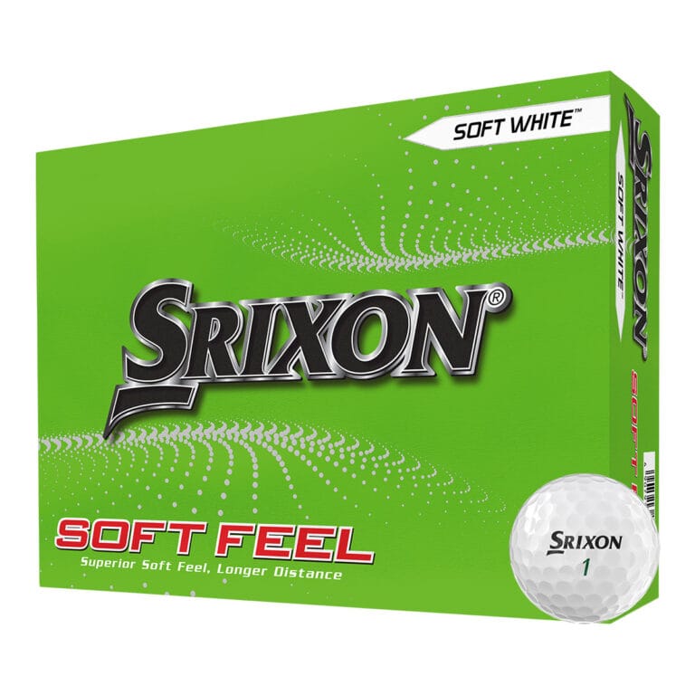 Srixon Soft balls in white and yellow