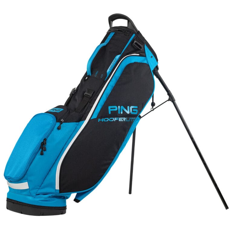 Ping golf stand bag in Black/Blue, Grey/Yellow and all black