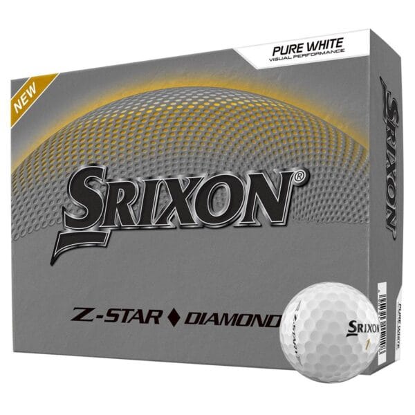 White Srixon Z star golf balls 12 pack