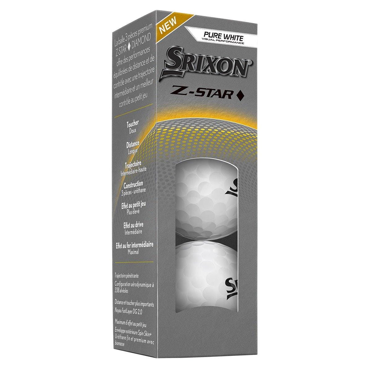 Srixon Z Star Diamond Golf Ball- White (12) - Image 2