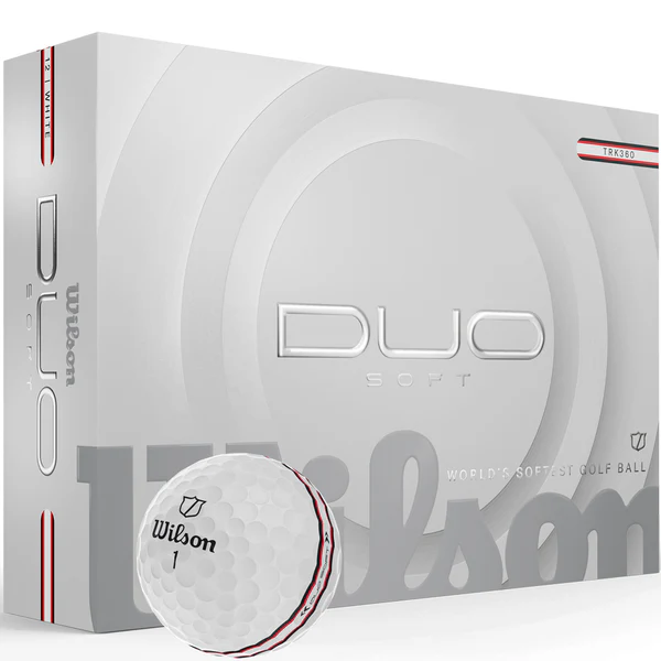 Wilson Staff Duo soft+ White golf ball