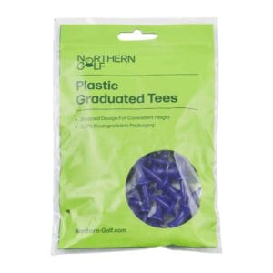 Blue Plastic tees 25 pack