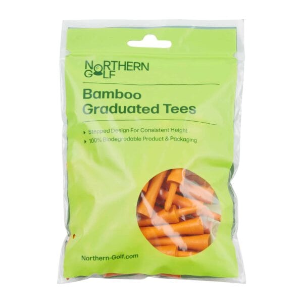 Bamboo Orange tees 25 pack
