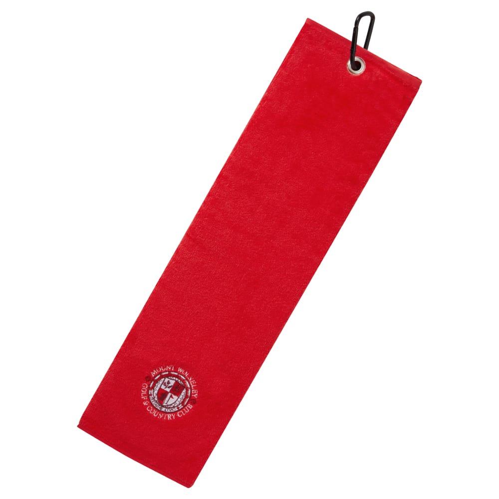Velour Trifold Golf Towel - Image 5