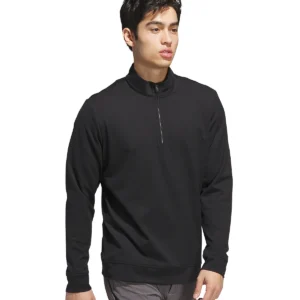 Adidas Ultimate 365 classic quarter-zip in Black