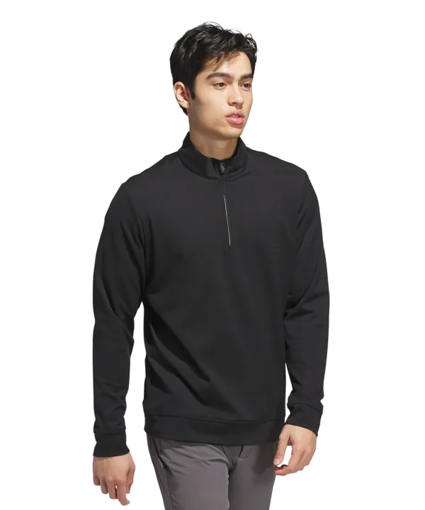 Adidas Ultimate 365 classic quarter-zip in Black