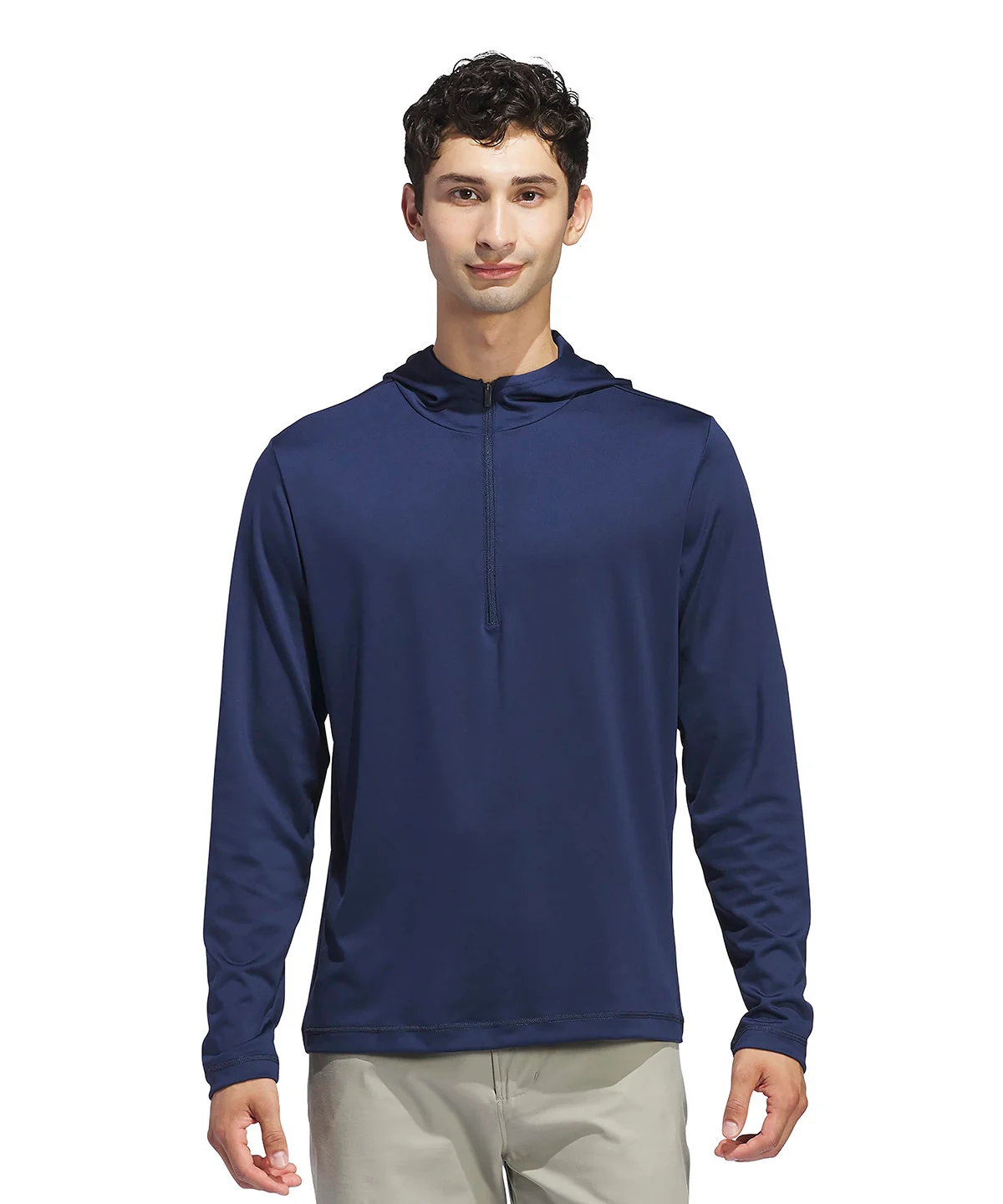 Adidas lightweight hoodie Mens in Navy