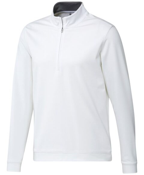 Adidas Elevated ¼-Zip- White Mens