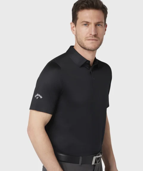 Callaway Swing Tech™ Solid Polo- Black