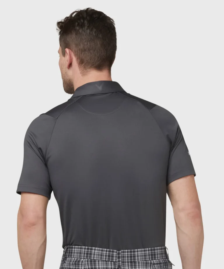 Callaway Swing Tech™ Solid Polo- Grey Asphalt