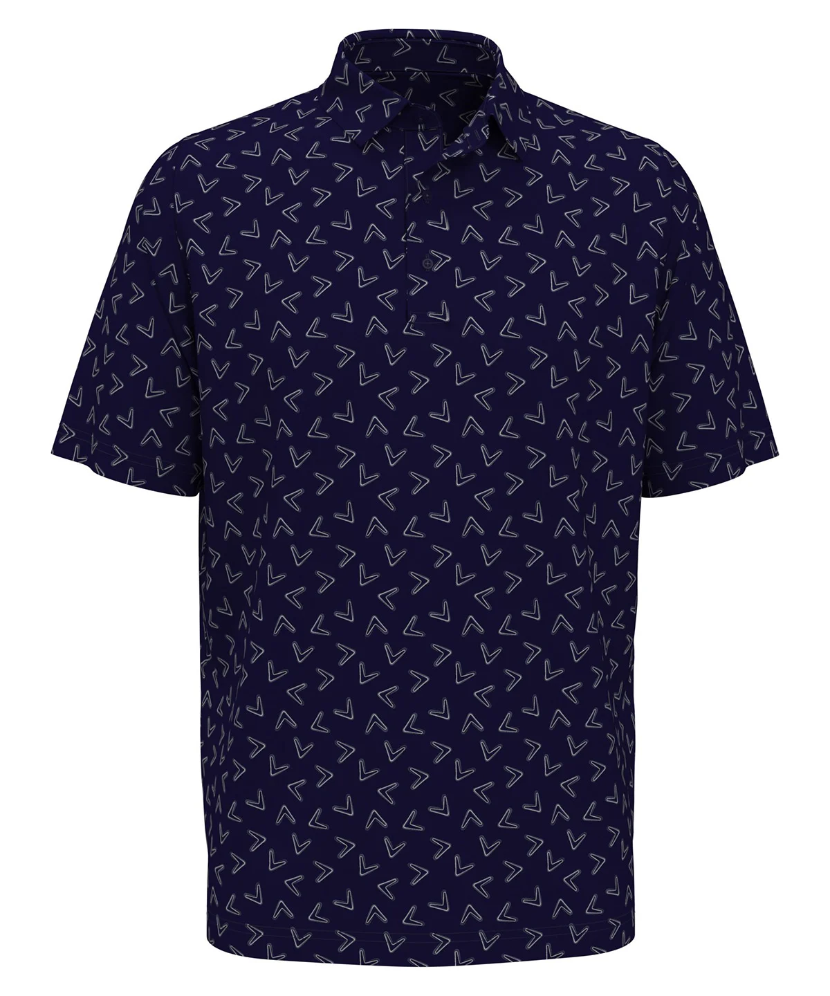 Callaway All over large print mens golf polo