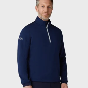 Callaway Hex-Pattern 1/4 Zip Golf Fleece Mens