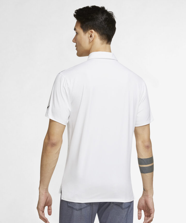 Nike Vapor argyle print polo- White/Black Mens Golf Polo