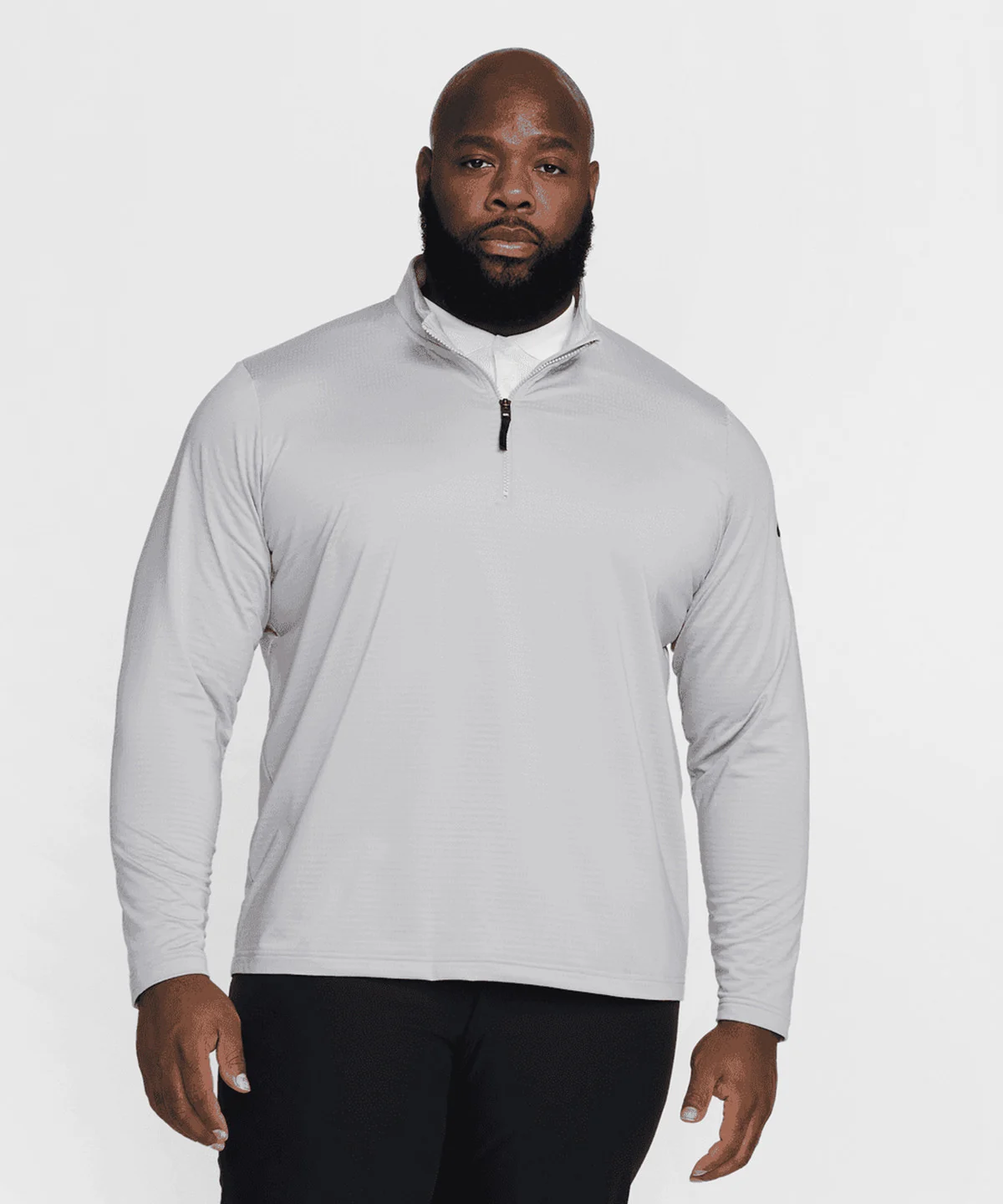 Nike Dri-FIT Victory half-zip top- Wolf Grey