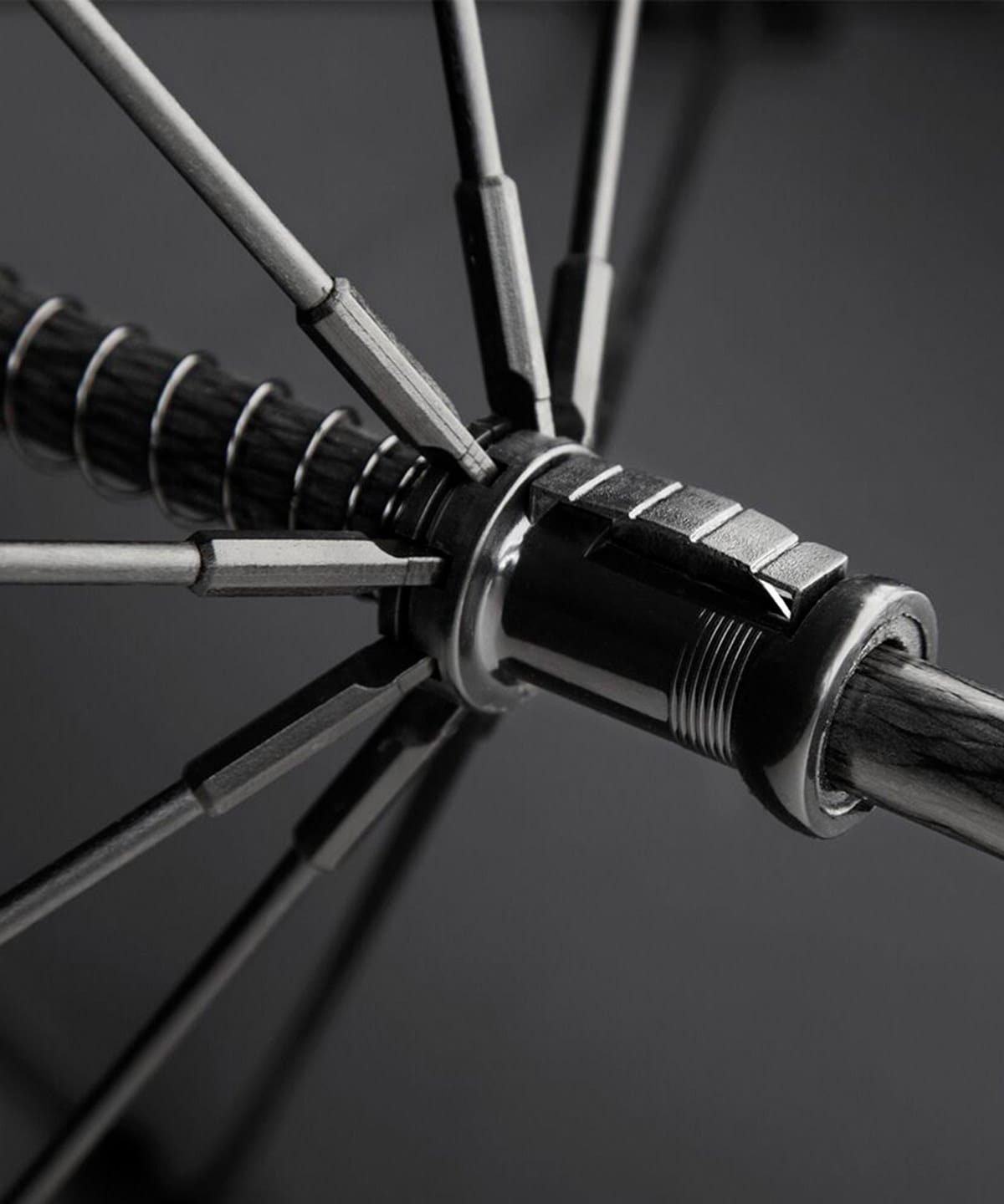 Quadra Pro golf umbrella - Black - Image 4