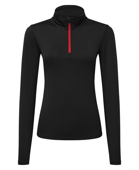 Women's TriDri® recycled long sleeve brushed back ¼ zip - Image 6