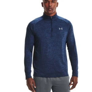 UA Tech™ 2.0 1/2 zip long sleeve - Navy