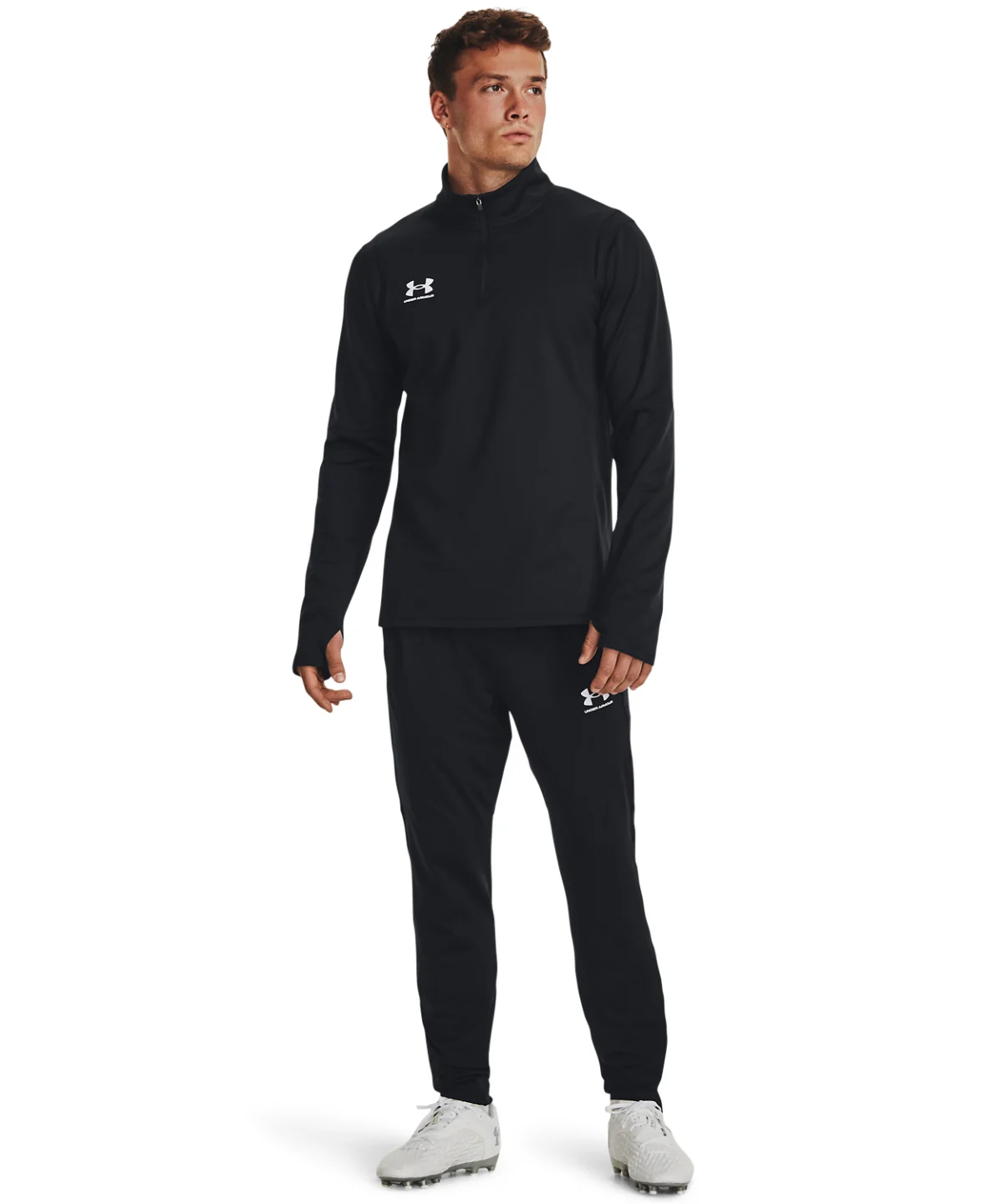 UA Challenger 1/4-zip in Black