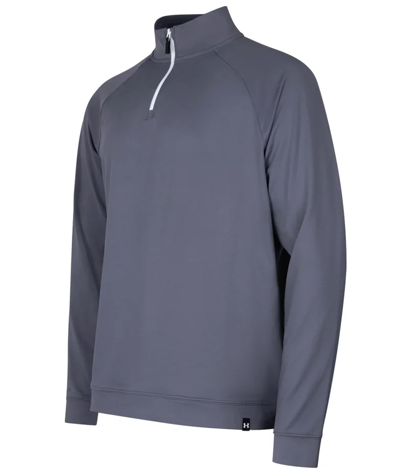 UA midlayer QZ LB- Castlerock Grey Mens